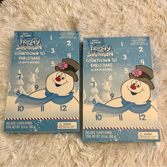 Frosty the Snowman Countdown to Christmas Bath Bombs - Picture 4 of 5